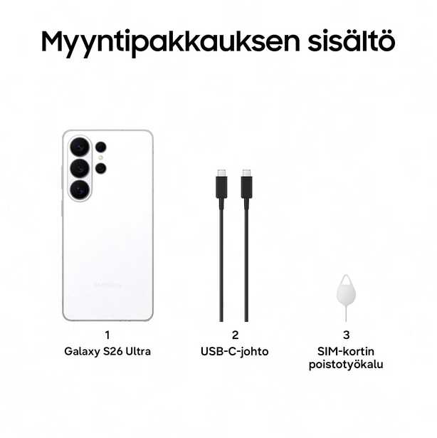 Samsung Galaxy S26 Ultra S948 5G Dual Sim 12GB RAM 512GB – Baltas