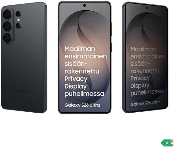 Samsung Galaxy S26 Ultra 5G puhelin, 512/12 Gt, musta
