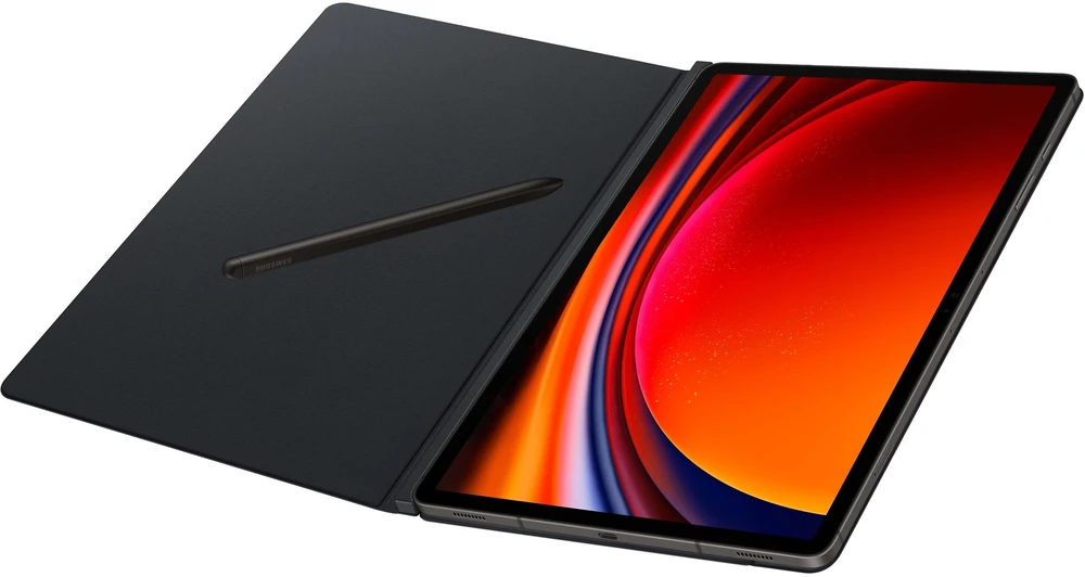 Samsung Galaxy Tab S9+/S9 FE+ Smart Book Cover Juodas