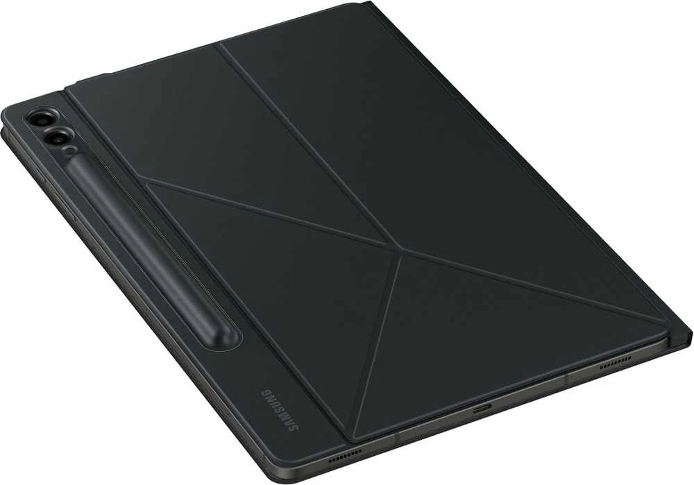 Samsung Galaxy Tab S9+/S9 FE+ Smart Book Cover Juodas
