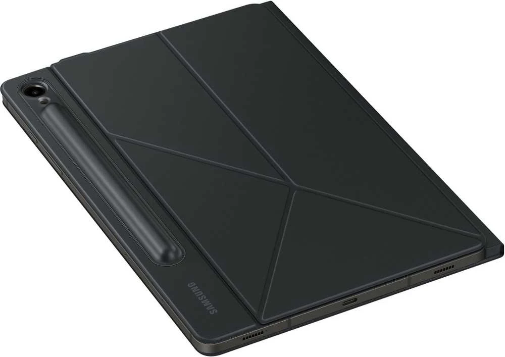 Samsung Galaxy Tab S9/S9 FE Smart Book Cover Juodas