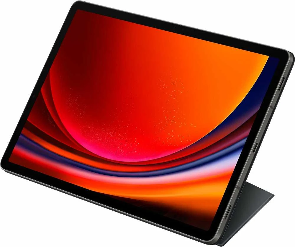 Samsung Galaxy Tab S9/S9 FE Smart Book Cover Juodas
