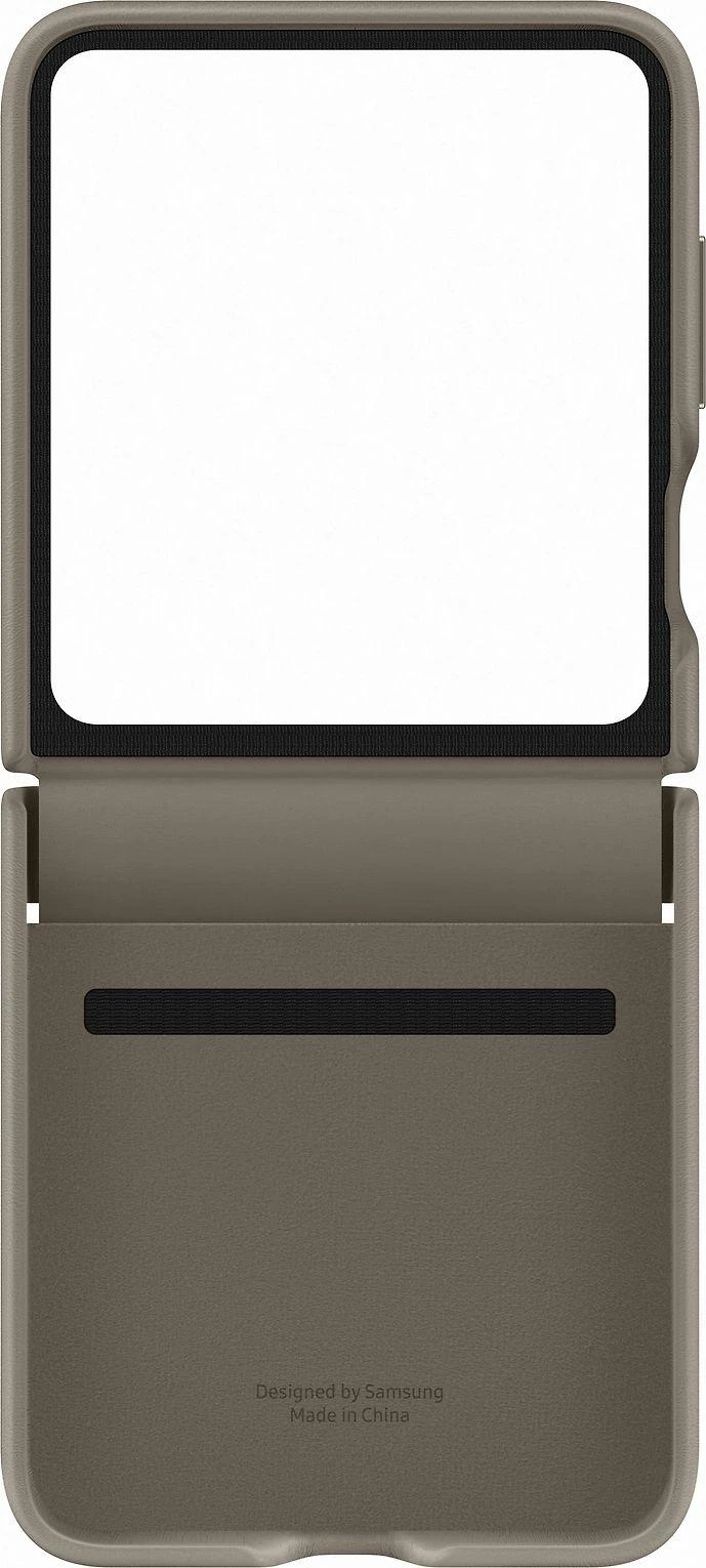 VF731PAE Flap ECO-Odinis dėklas for Samsung Galaxy Flip 5, Etoupe (Etoupe)
