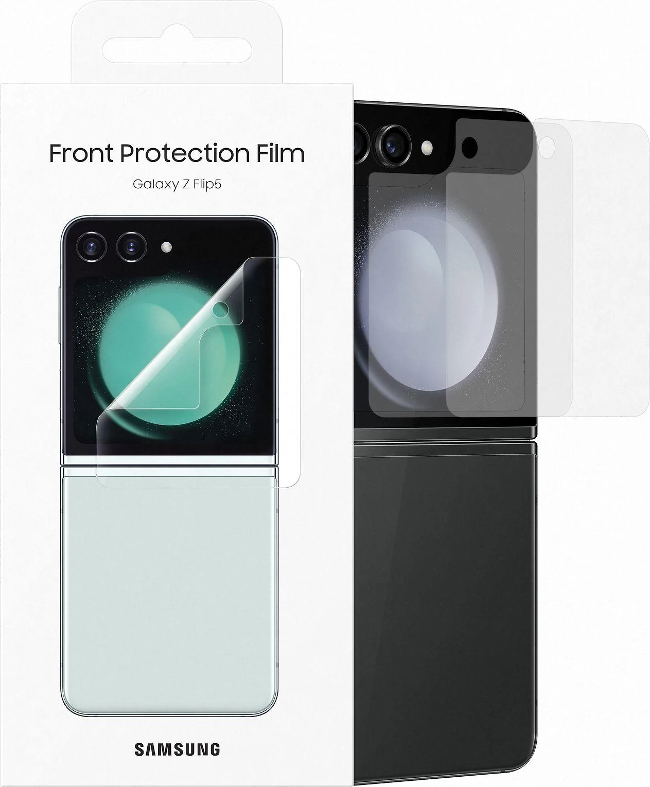 UF731CTE priekinė apsauginė plėvelė, skirta Samsung Galaxy Flip 5, skaidri (skaidri)