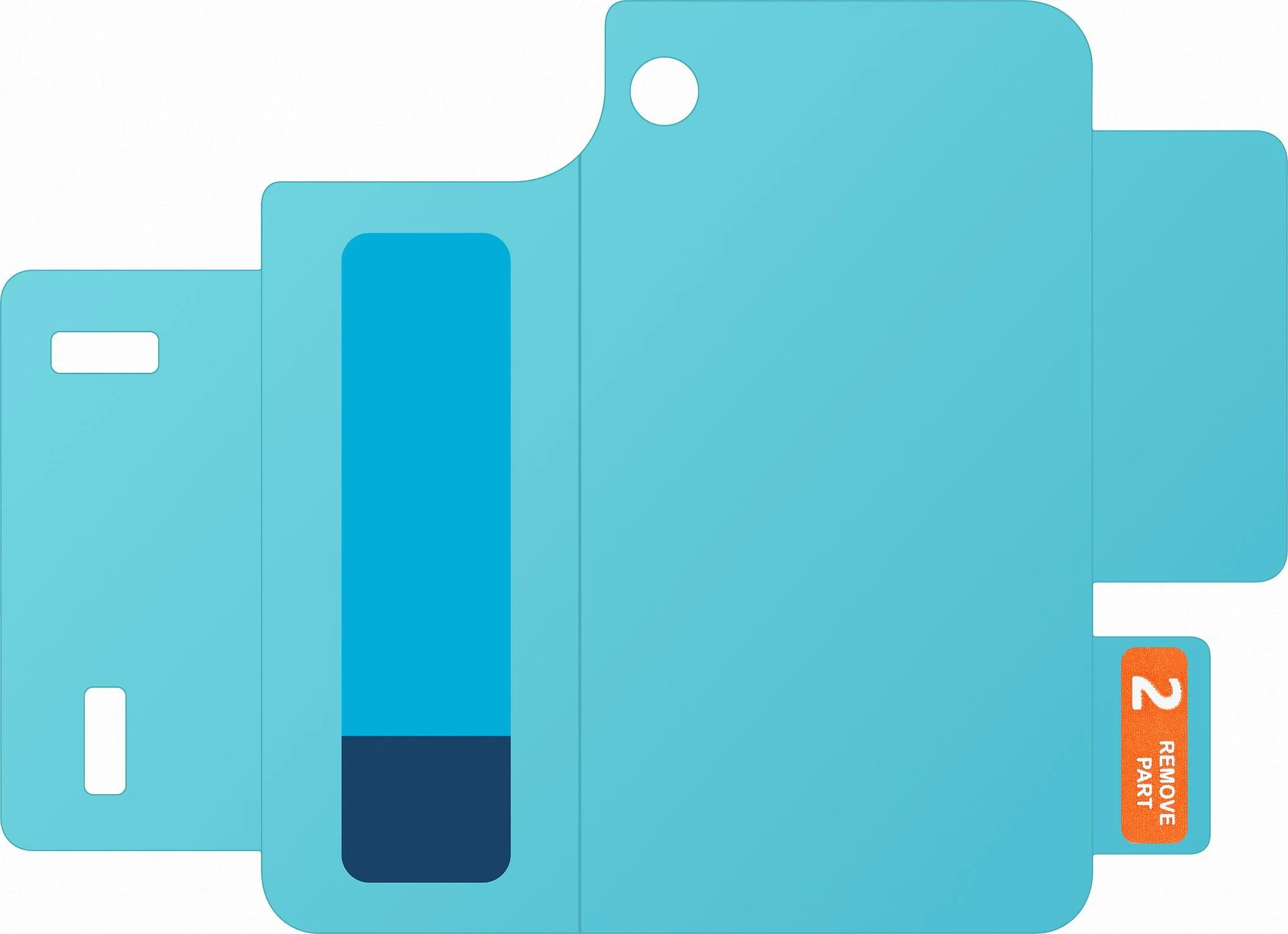 UF731CTE priekinė apsauginė plėvelė, skirta Samsung Galaxy Flip 5, skaidri (skaidri)