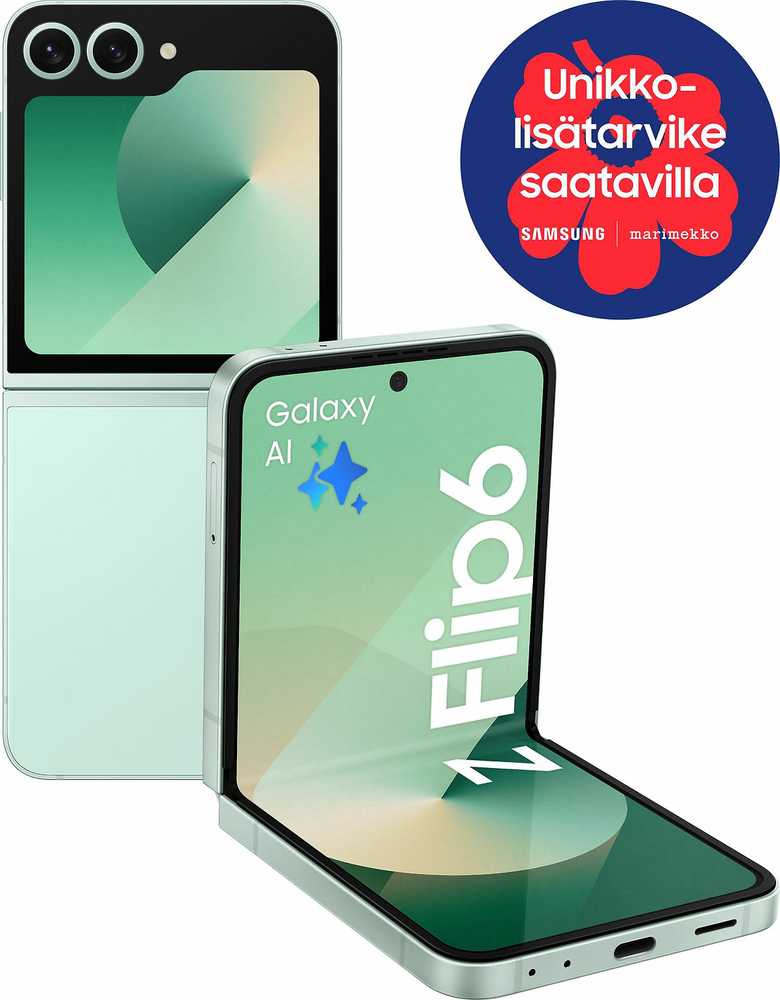 Mobilus Telefonas - Samsung Z Flip 6 12+512gb Ds 5G Mėtų Spalvos