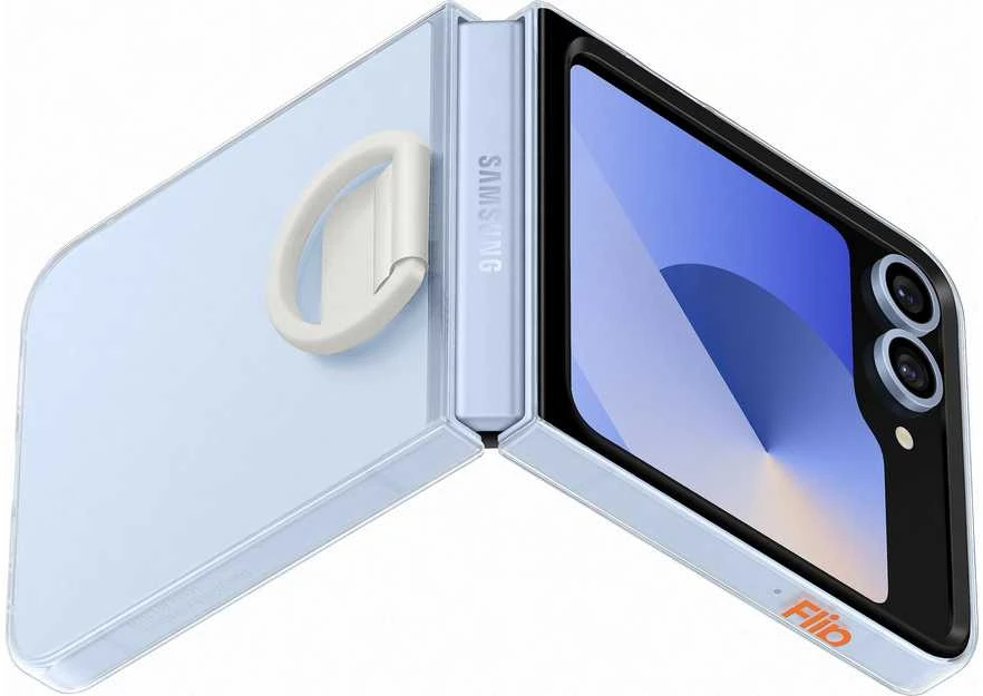 Samsung Galaxy Flip6/Flip7 FE skaidrus dėklas permatomas