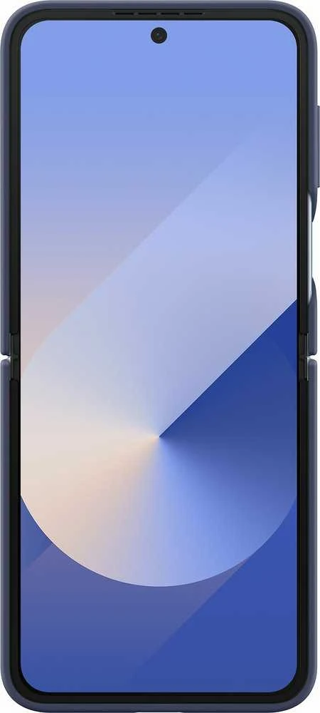 Samsung Galaxy Flip6 Silikoninis dėklas with Ring Navy