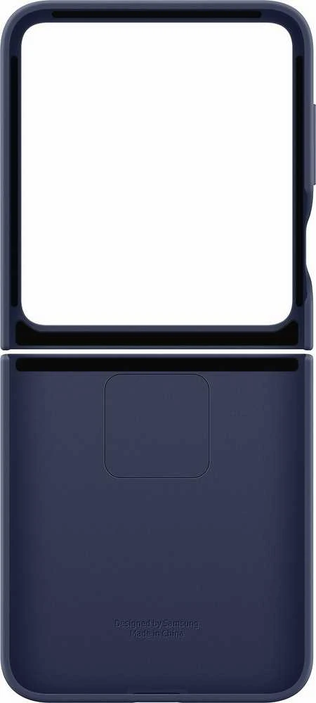 Samsung Galaxy Flip6 Silikoninis dėklas with Ring Navy