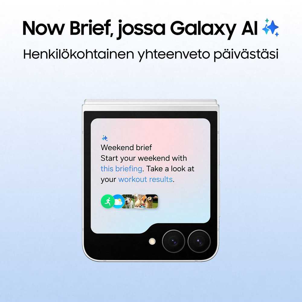 Samsung Išmanusis telefonas amsung Galaxy Z Flip7 FE F761B 5G Dual Sim 8GB RAM 128GB - Juodas