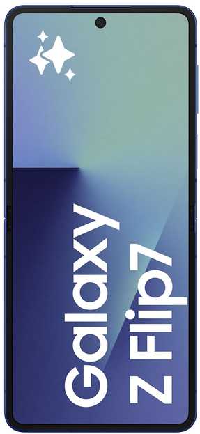 Samsung Galaxy Z Flip7 F766B 5G Dual Sim 12GB RAM 256GB – Mėlyna Shadow