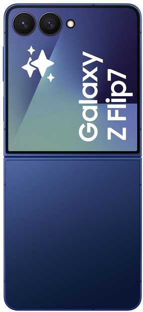 Samsung Galaxy Z Flip7 F766B 5G Dual Sim 12GB RAM 256GB – Mėlyna Shadow