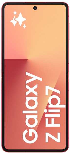Išmanusis telefonas Samsung Galaxy Z Flip7 5G 12/512GB Koralowy (SM-F766BZRHEUB)