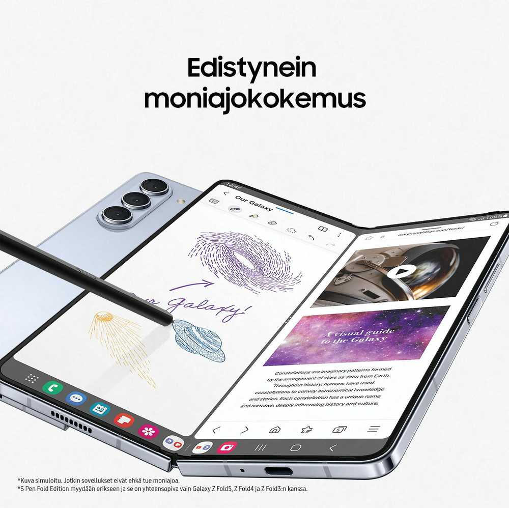 Samsung Galaxy Z Fold5 5G 512GB SM-F946B/DS Phantom Juodas