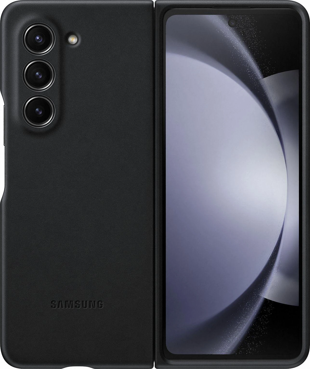 Dėklas „Samsung Galaxy Fold5 Eco“ odinis dangtelis iš grafito