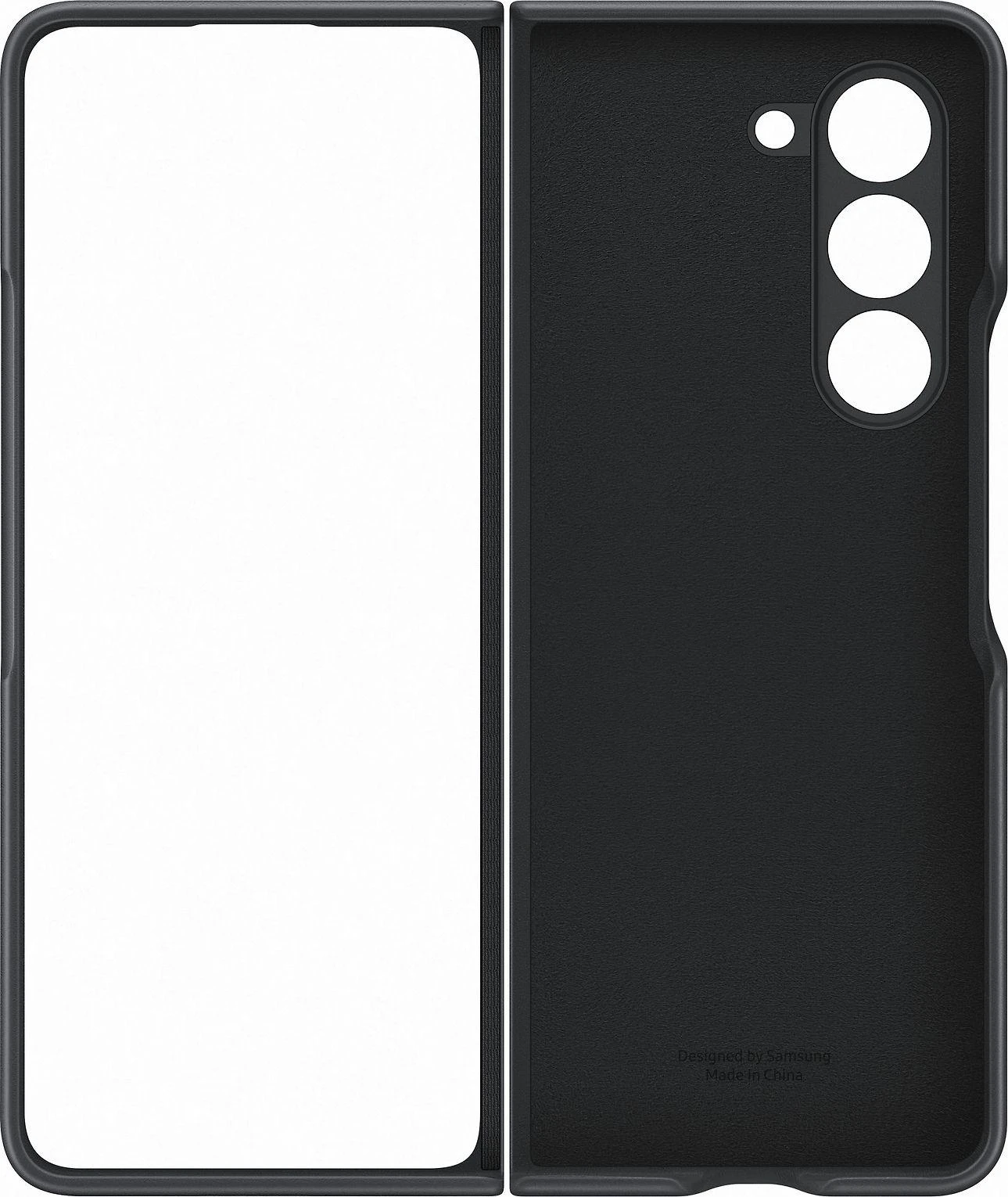 Dėklas „Samsung Galaxy Fold5 Eco“ odinis dangtelis iš grafito