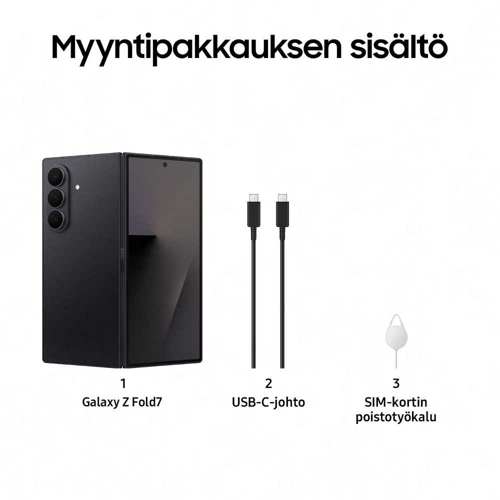 Samsung Z Fold 7 F966 5G 12/256GB jetblack
