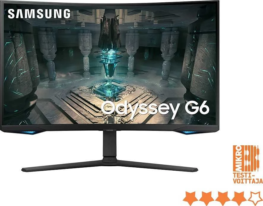 Monitorius SAMSUNG S27BG650EU Gaming G6B 27 colių 16:9 2560x1440 QHD 1ms 240Hz VA reguliuojamas aukštis Garsiakalbis 1xDP 2xHDMI juodas