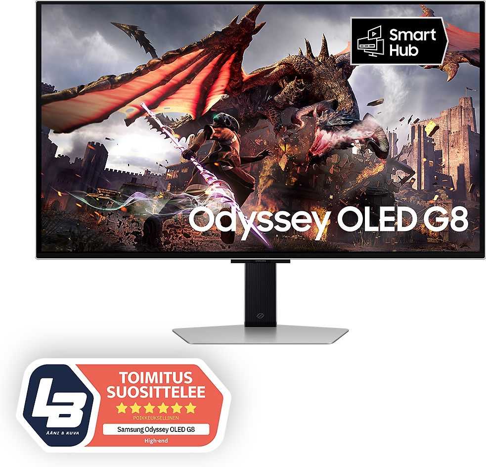Monitorius Samsung Odyssey G8 OLED (LS32DG802SUXEN)