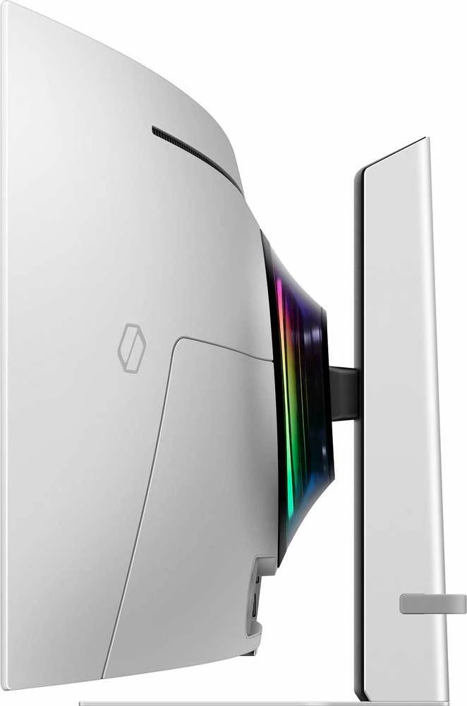 Monitorius Samsung | LS49DG934SUXEN Odyssey G9 G93SD | 49 " | OLED | DQHD | 32:9 | 240 Hz | 0.03 ms | 5120 x 1440 pikselių | 250 cd/m² | HDMI jungtys quantity 1 | Sidabrinis
