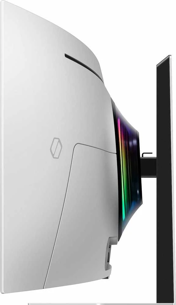 Monitorius Samsung | LS49DG950SUXEN Odyssey G9 G95SD | 49 " | OLED | DQHD | 32:9 | 240 Hz | 5120 x 1440 pikselių | 250 cd/m² | HDMI jungtys quantity 1 | Sidabrinis