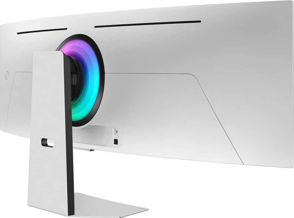 Monitorius Samsung | LS49DG950SUXEN Odyssey G9 G95SD | 49 " | OLED | DQHD | 32:9 | 240 Hz | 5120 x 1440 pikselių | 250 cd/m² | HDMI jungtys quantity 1 | Sidabrinis