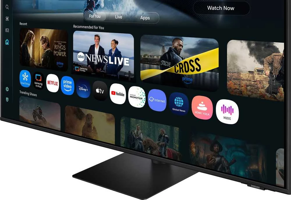 Samsung Smart Monitorius M7 (M70F) 43 4K-näyttö, musta