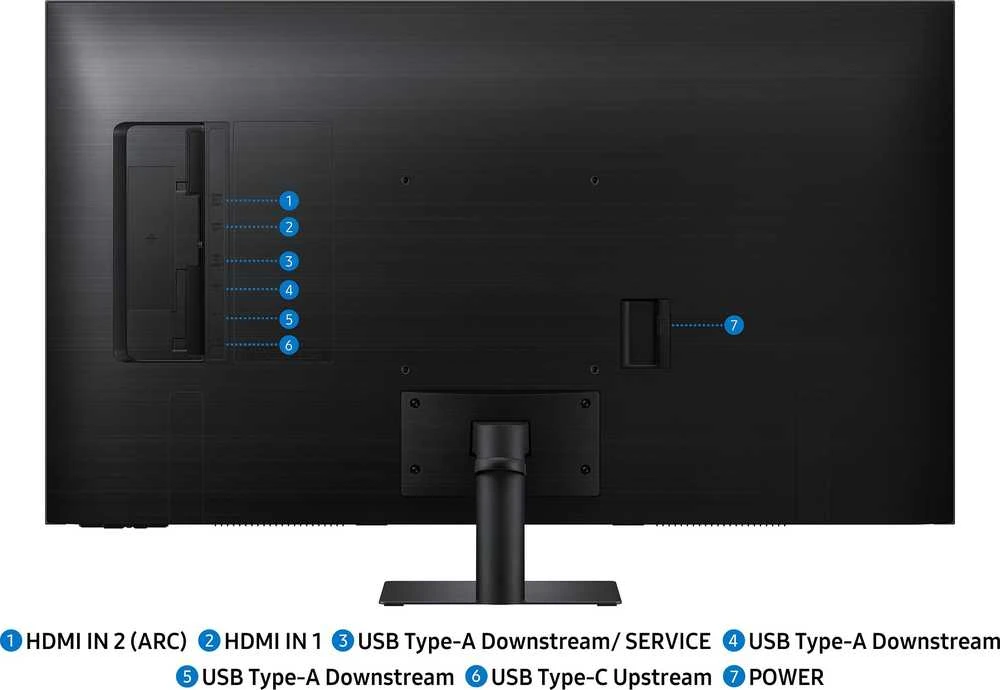Samsung Smart Monitorius M7 (M70F) 43 4K-näyttö, musta