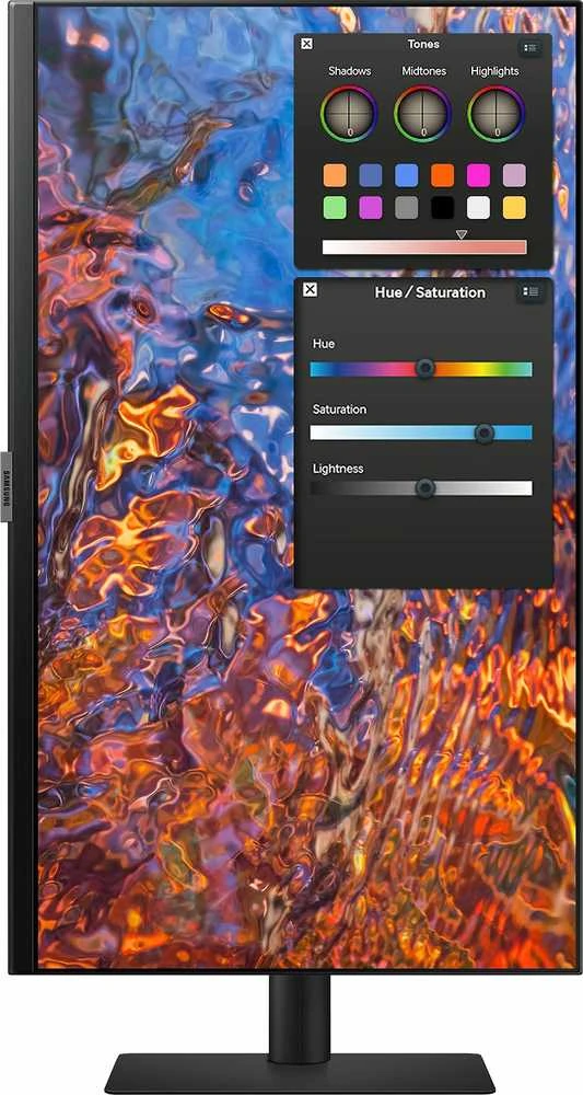Monitorius Samsung S80PB LED ekranas 68,6 cm (27 colių) 3840 x 2160 pikselių 4K Ultra HD Juodas