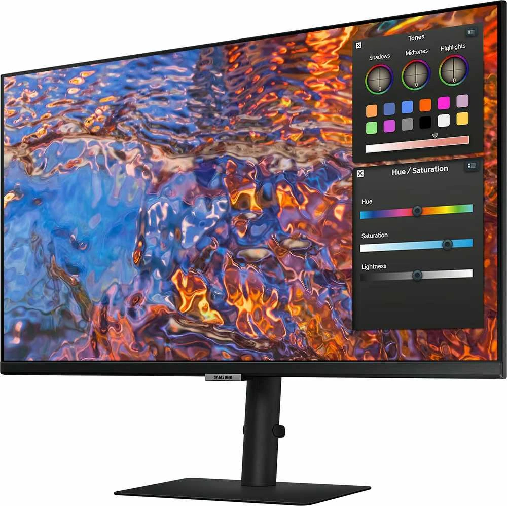 Monitorius Samsung S80PB LED ekranas 68,6 cm (27 colių) 3840 x 2160 pikselių 4K Ultra HD Juodas