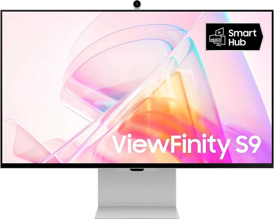 Samsung S90PC kompiuterio monitorius 68,6 cm (27″) 5120 x 2880 pikseliai 5K Ultra HD LCD Sidabras