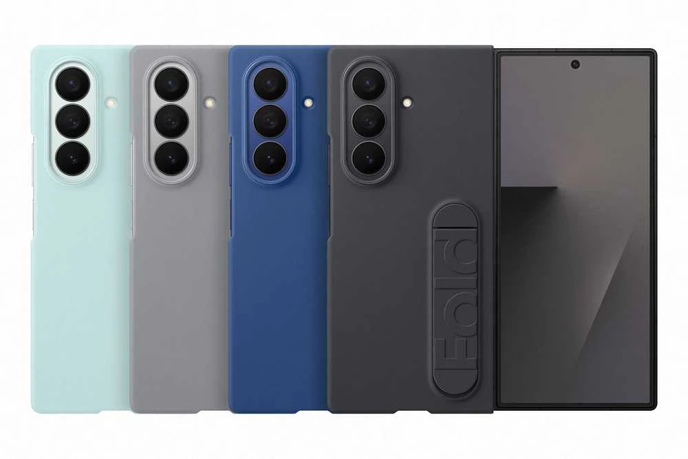 MF966CBEGWW Silikoninis dėklas Samsung Galaxy Fold7, Juodas