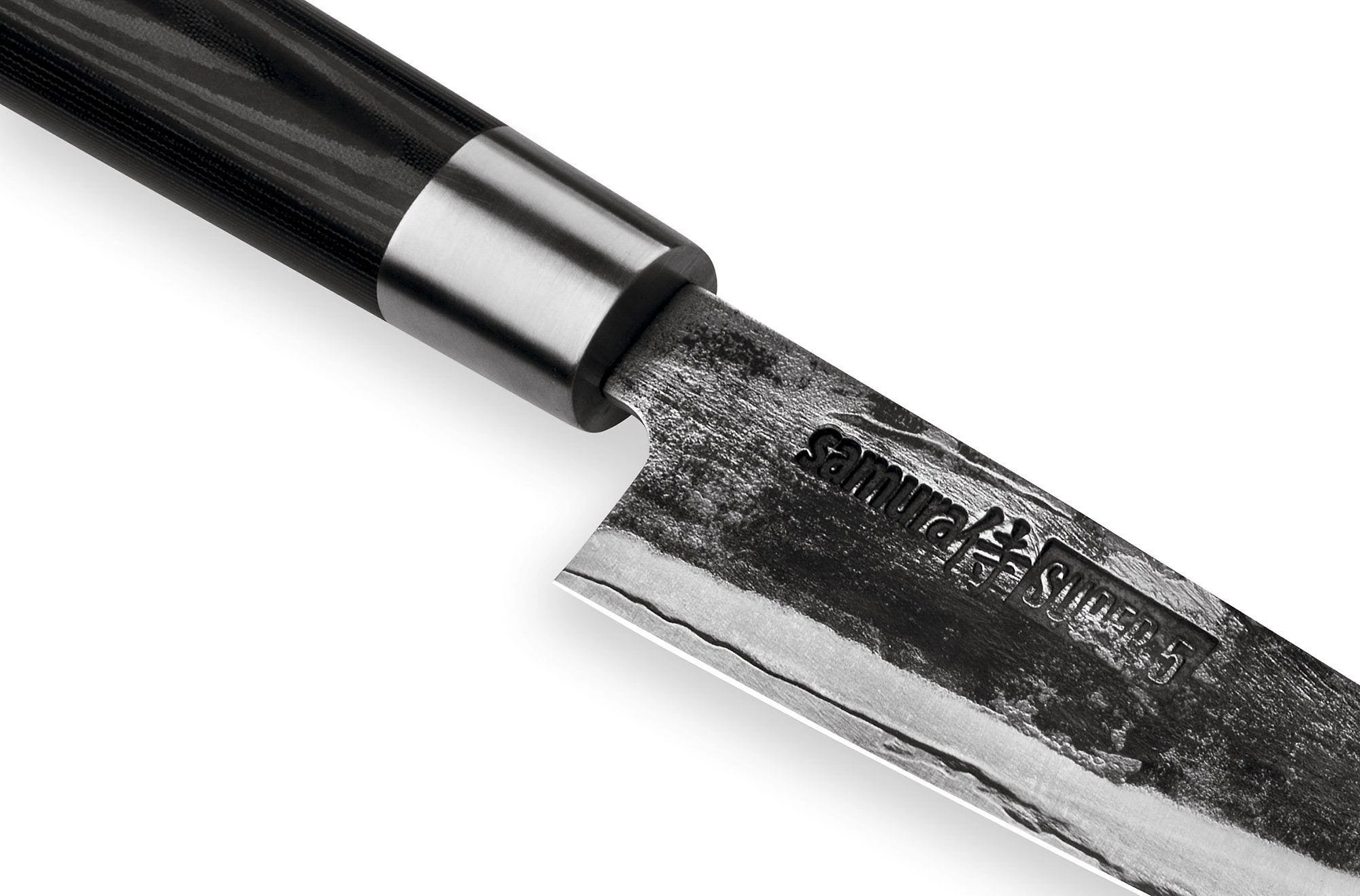 Samura SUPER 5 Universalus virtuvinis peilis 6,4"/162mm iš AUS 10 Damasko plieno 60 HRC (5 sluoksniai)