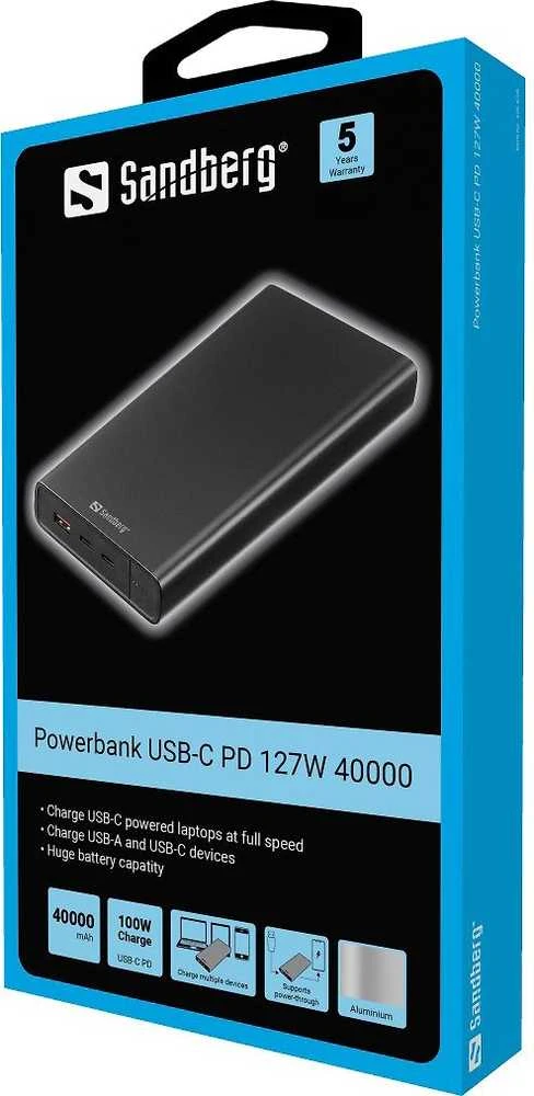 Sandberg 40000mAh išorinė baterija pakuotėje