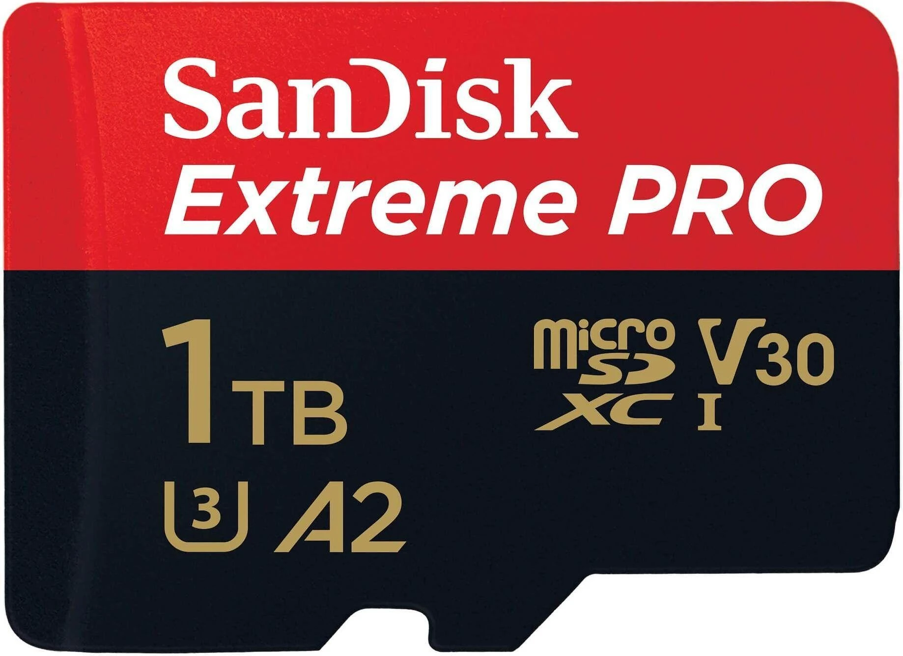 Atminties kortelė SanDisk Extreme PRO Micro SDXC 1TB + SD adapteris + 2 metai RescuePRO Deluxe iki 200 MB/s ir 140 MB/s Skaitymo / rašymo greitis A2 C10 V30 UHS-I U3