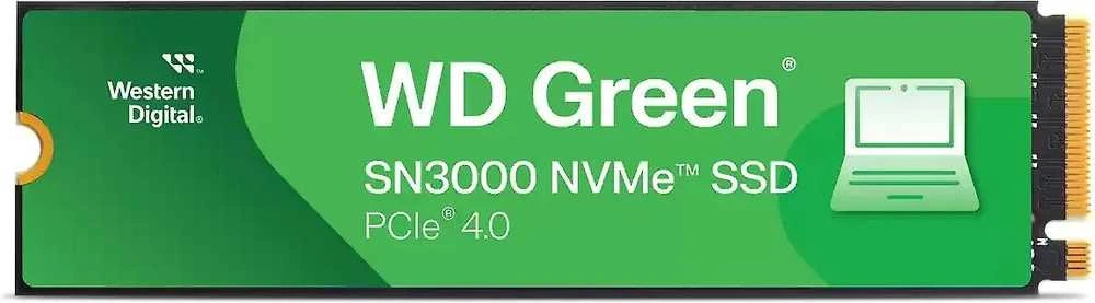 Western Digital WD Žalias SN3000 M.2 PCIe NVMe 1TB