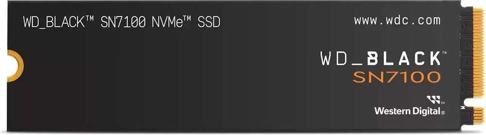 „Western Digital“ Juodas SN7100 4 TB M.2 PCI Express 4.0 NVMe 3D TLC NAND