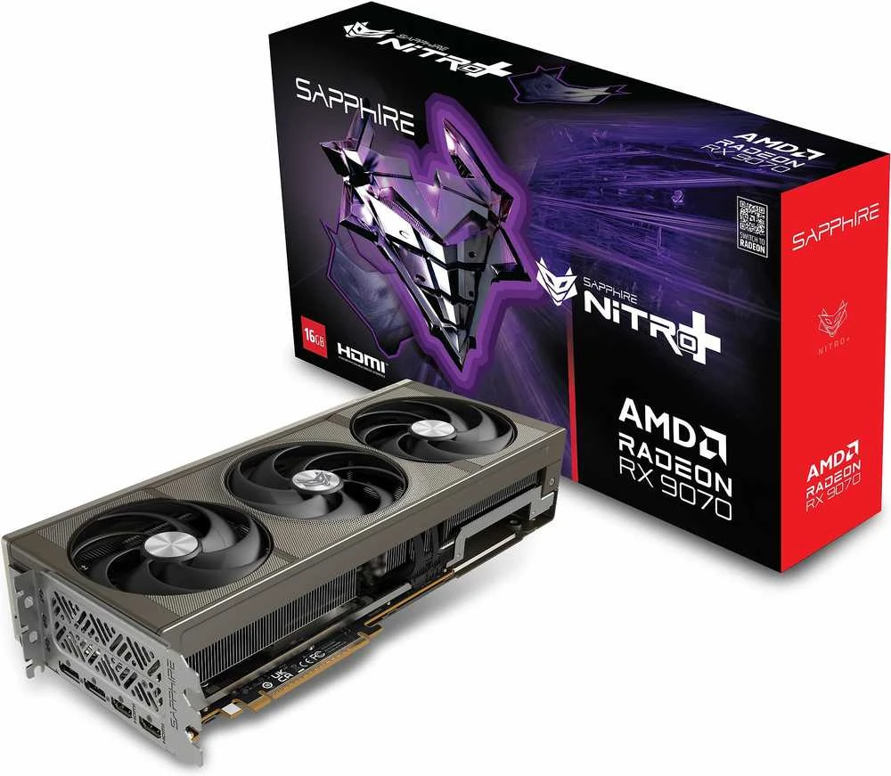 Sapphire NITRO+ Radeon RX 9070 AMD 16 GB GDDR6