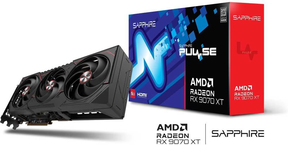Sapphire PULSE Radeon RX 9070 XT AMD 16 GB GDDR6