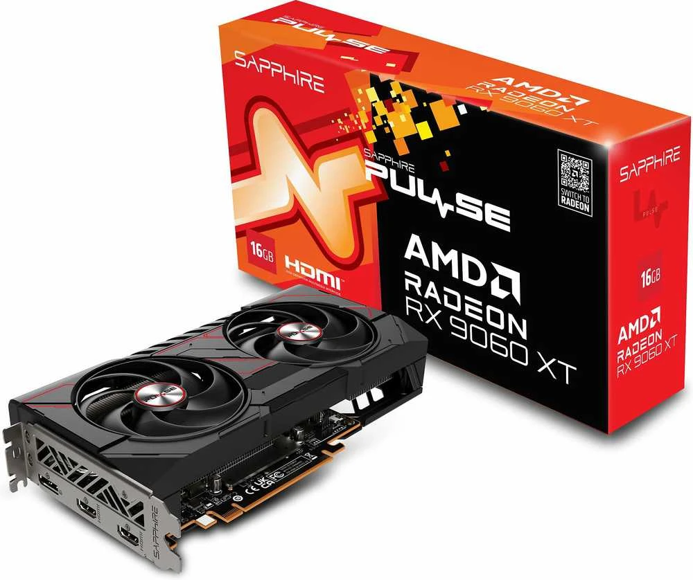 Vaizdo plokštė SAPPHIRE RX 9060 XT GAMING 16GB