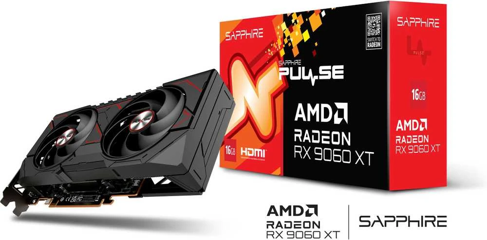 Vaizdo plokštė SAPPHIRE RX 9060 XT GAMING 16GB