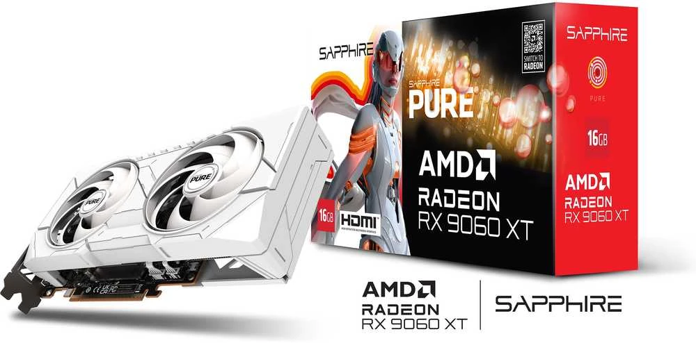 Vaizdo plokštė SAPPHIRE RX 9060 XT GAMING OC 16GB