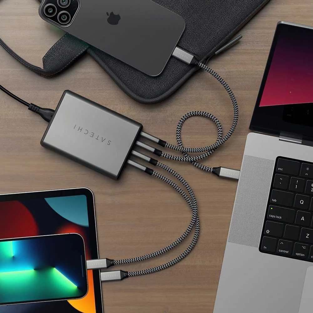 SATECHI 165W USB-C 4-Port PD GaN Charger - EU