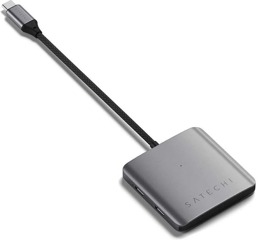 SATECHI USB-C šakotuvas su pintu laidu
