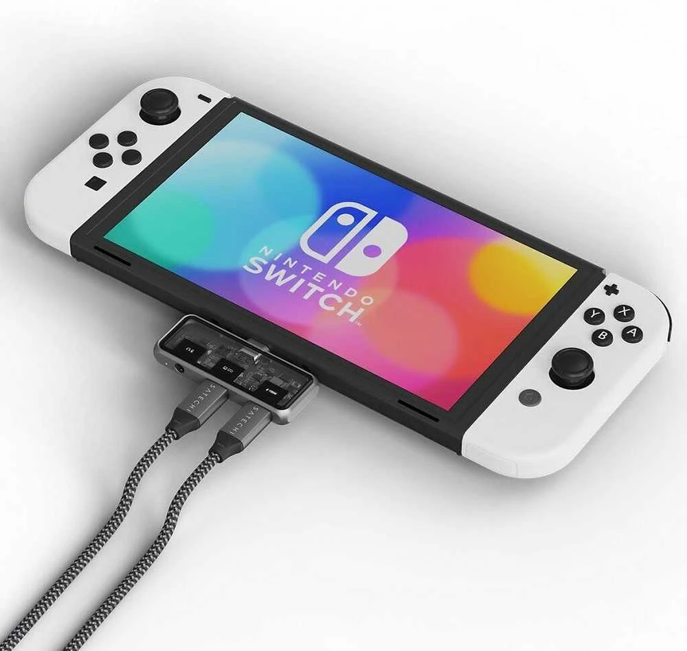 Adapteris ŠAKOTĖ 3in1 USB C Satechi Mobile XR ST-HXRAJM erškėčiai pilka