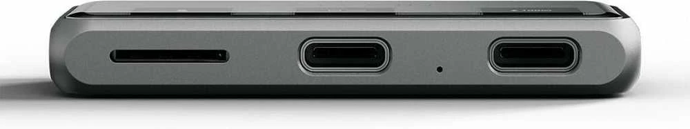 Adapteris ŠAKOTUVAS 3in1 USB C Satechi Mobile XR ST-HXRSDM erškėčiai pilka