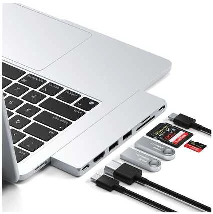 SATECHI Pro Hub Slim - Sidabrinis