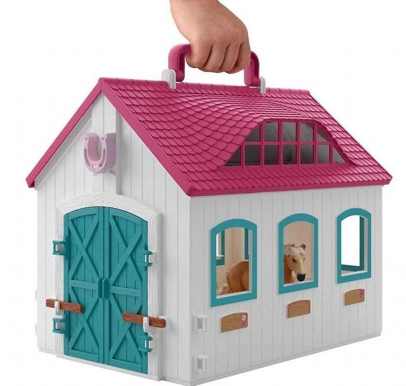 Figūrėlių rinkinys mažoji pasaga arklidėms Schleich Horse Club