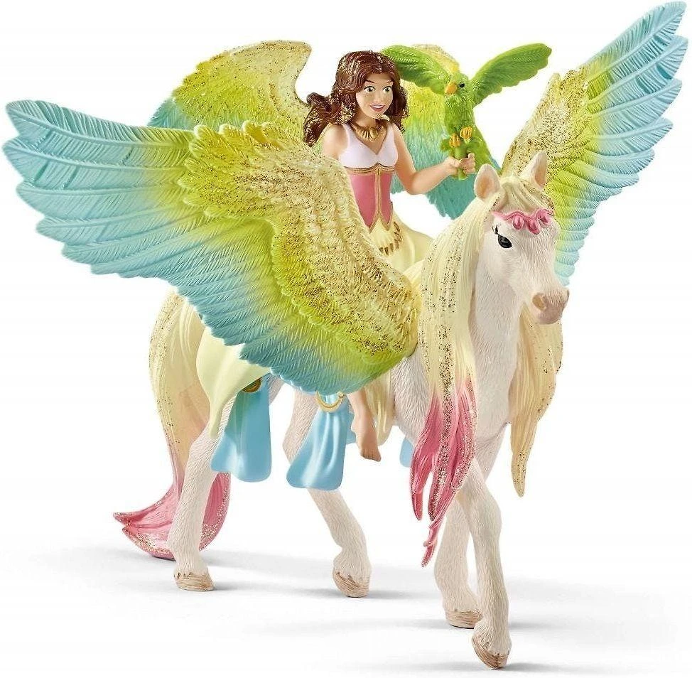 Figūrėlė Schleich figūrėlė – fėja sura su mirksinčiu pegasu (70566)