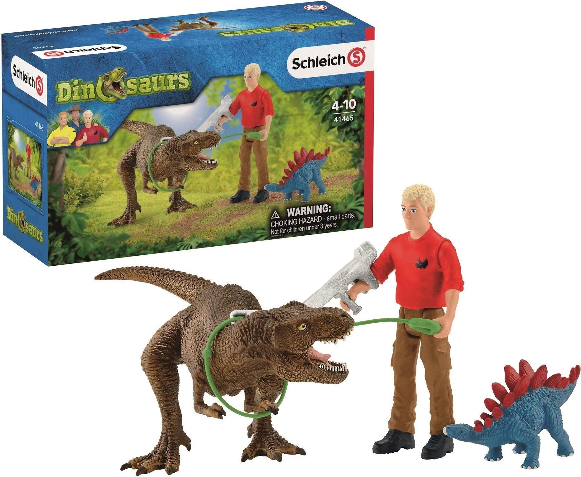 SCHLEICH Rinkinys Tiranozauro Rekso Antpuolis